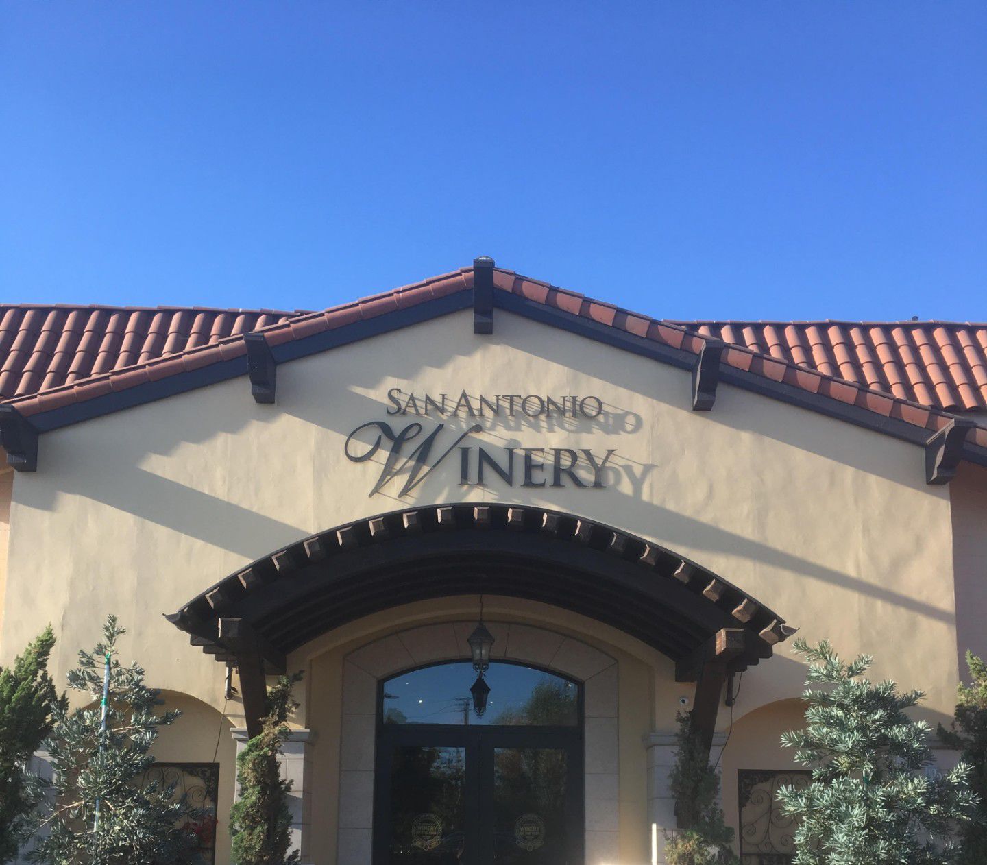 San Antonio Winery entrance Lincoln Heights